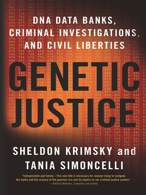 Title details for Genetic Justice by Sheldon Krimsky - Available